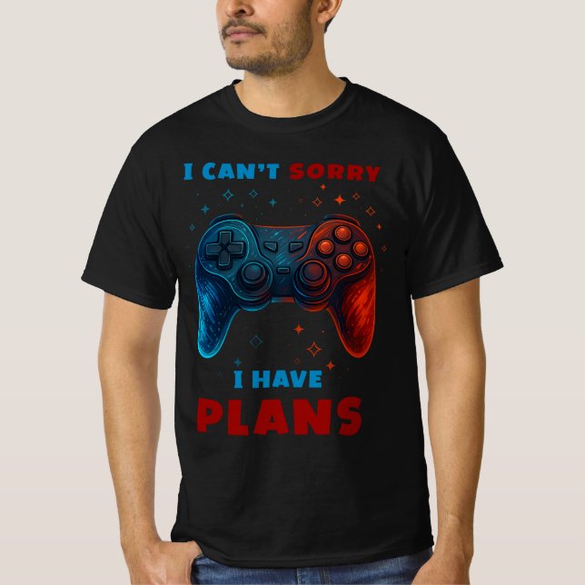 Camiseta No puedo disculparme porque tengo planes para juga (Anverso)