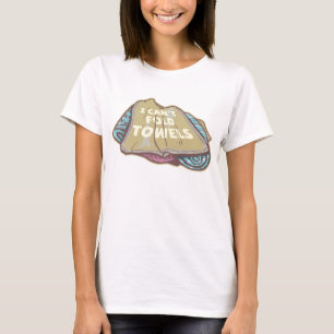 Camiseta No puedo doblar toallas día de lavandería divertid