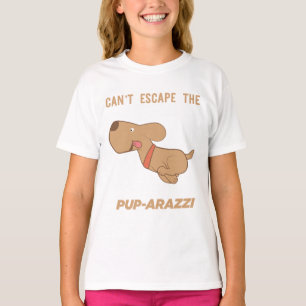 Camiseta no puedo escapar de los cachorros-arazzi