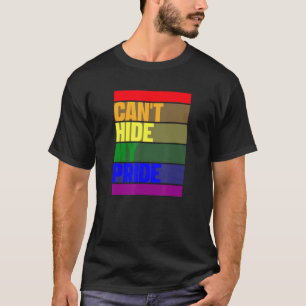 Camiseta No Puedo Esconder Mi Orgullo Lgbt Rainbow