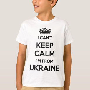 Camiseta No Puedo Estar Tranquilo Soy Del País Ucrania