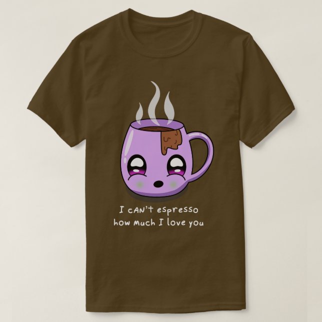 Camiseta No puedo expreso cuánto te quiero día de San Valen (Diseño del anverso)