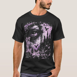 Camiseta NO PUEDO HACER ESTO SOLO — Ojo Violeta Gótico