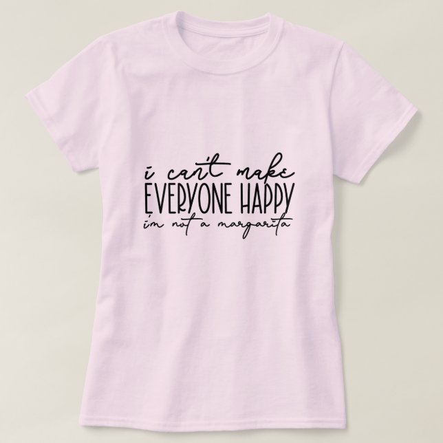 CAMISETA NO PUEDO HACER FELIZ A TODOS (Diseño del anverso)
