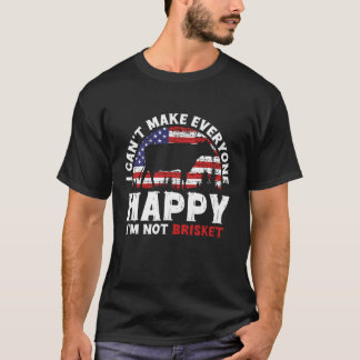 Camiseta No Puedo Hacer Feliz a Todos No Soy Brisket BBQ