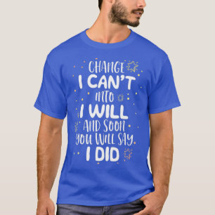 Camiseta No Puedo Hacer Motivación Escolar De Maestros
