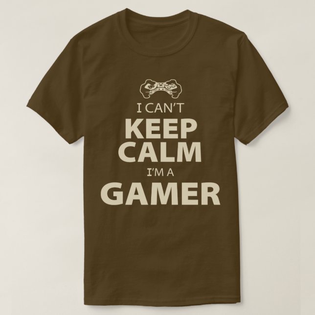 Camiseta No Puedo Mantener A La Calle Gamer (Diseño del anverso)