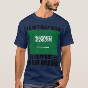 Camiseta No puedo mantener la calma apoyo el fútbol saudita