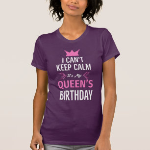 Camiseta No puedo mantener la calma, es el cumpleaños de mi