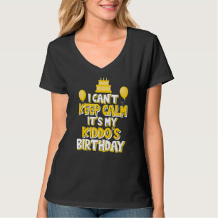 Camiseta No puedo mantener la calma, es la cebra de cumplea