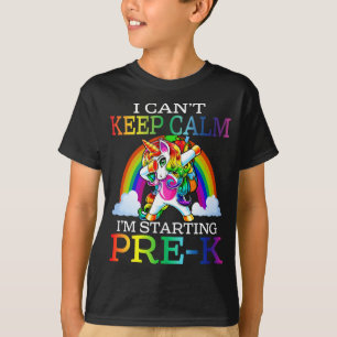 Camiseta No puedo mantener la calma estoy iniciando Unicorn