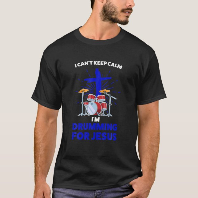 Camiseta No puedo mantener la calma estoy tambaleando por J (Anverso)