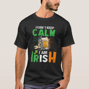 Camiseta No puedo mantener la calma Soy irlandés, el funn d