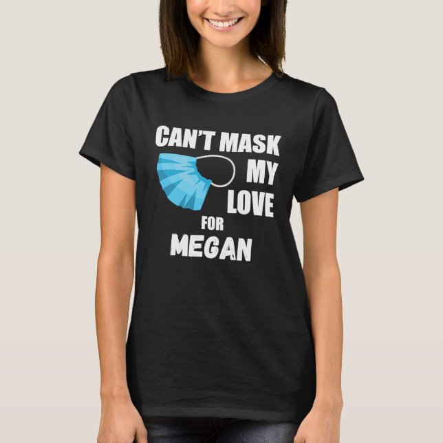 Camiseta No puedo mascar mi amor por Megan 2020 (Anverso)