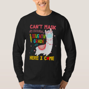 Camiseta No puedo mascar mi emoción séptimo grado aquí veng