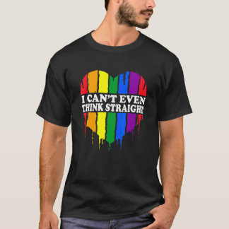 Camiseta No Puedo Ni Pensar Recto Lgbt Transgénero Gay Orgu