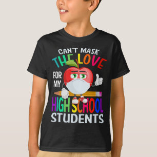 Camiseta No puedo ocultar el amor de enseñar secundaria