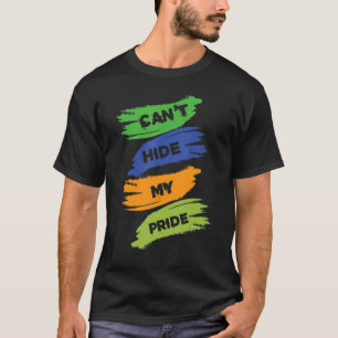 Camiseta No puedo ocultar mi festival gráfico del mes del o