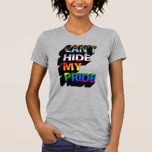 Camiseta No puedo ocultar mi orgullo 3D