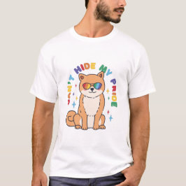 Camiseta No puedo ocultar mi perro de orgullo