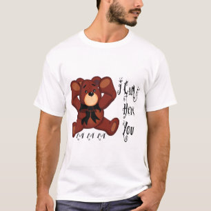 Camiseta No puedo oírle oso de peluche