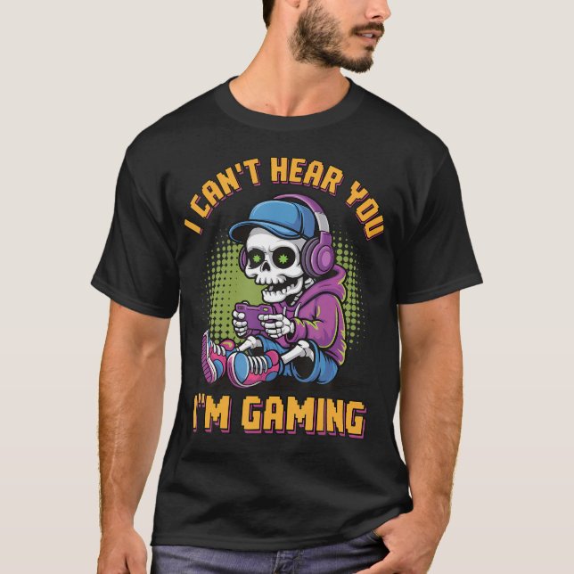 Camiseta No puedo oírte Estoy (Anverso)