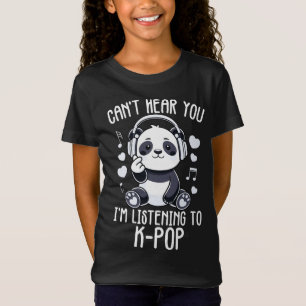 Camiseta No puedo oírte estoy escuchando a Kpop Merch K-pop