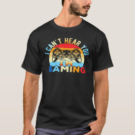 Camiseta No puedo oírte estoy jugando