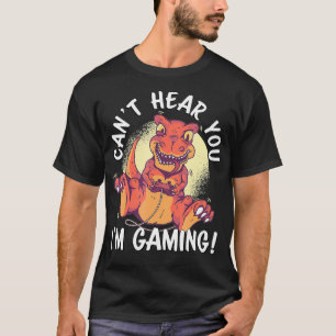 Camiseta No puedo oírte estoy jugando juego divertido de di