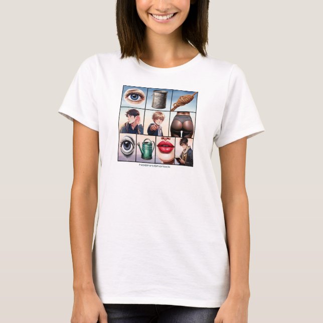 Camiseta No puedo oírte pero puedo leer labios (Anverso)