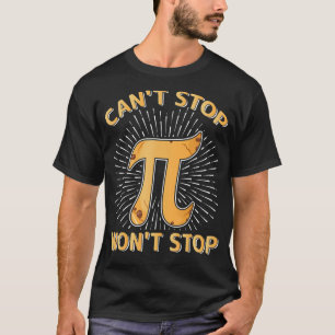 Camiseta No puedo parar a Pi no parará el club de matemátic
