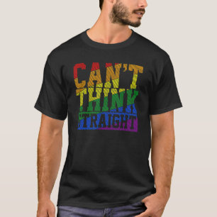 Camiseta No puedo pensar que el mes del Orgullo Gay Lgbt Ra