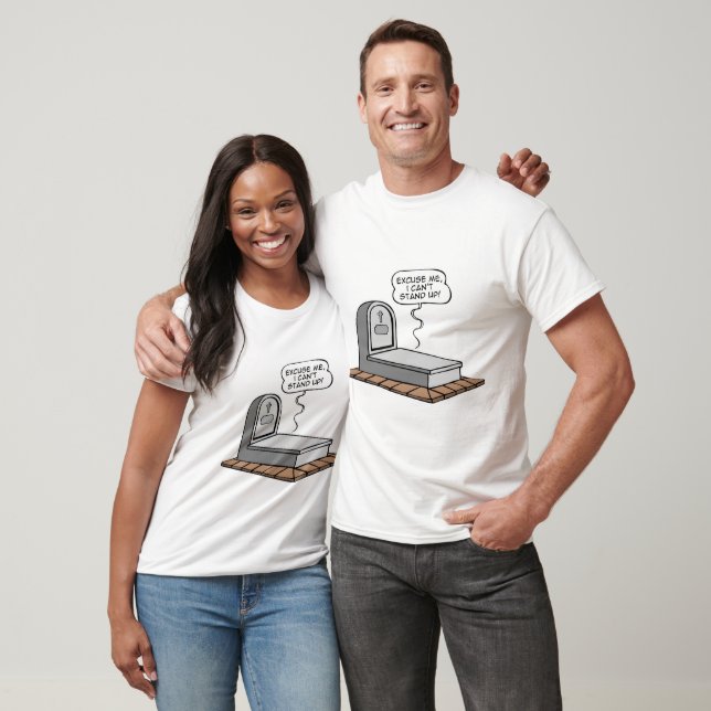 Camiseta No puedo ponerme de pie (Unisexo)