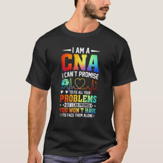 Camiseta No Puedo Prometer Trabajo de CNA Amante Divertido