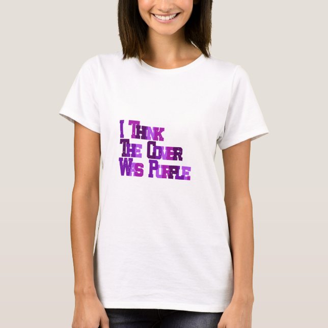 Camiseta No Puedo Recordar el Título, Pero... (Anverso)
