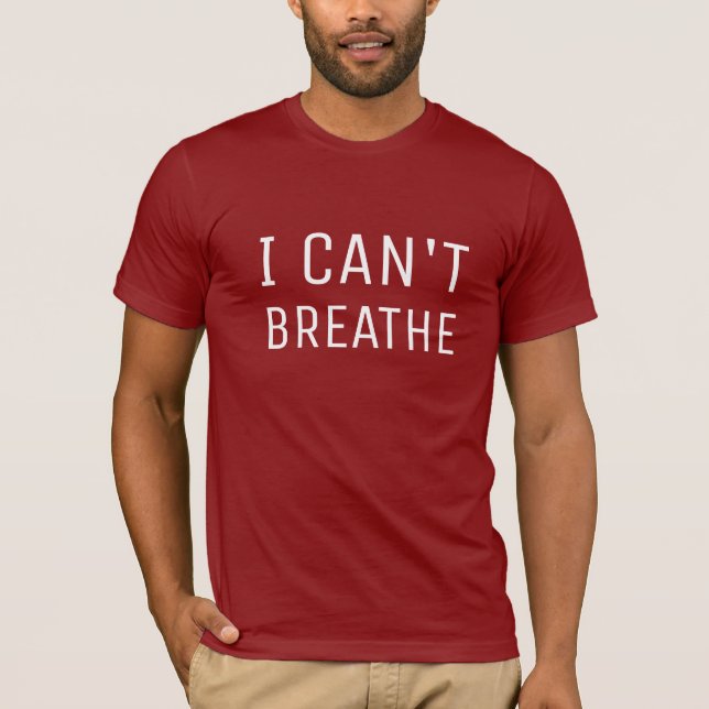 CAMISETA NO PUEDO RESPIRAR (Anverso)
