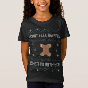 Camiseta No puedo sentir mi cara cuando estoy contigo feas
