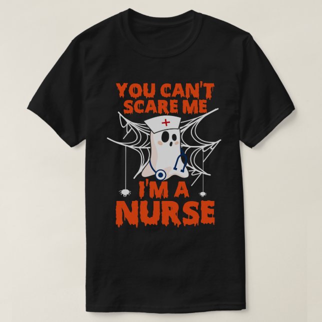 Camiseta no puedo ser enfermera (Diseño del anverso)