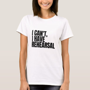 Camiseta No puedo tener ensayo