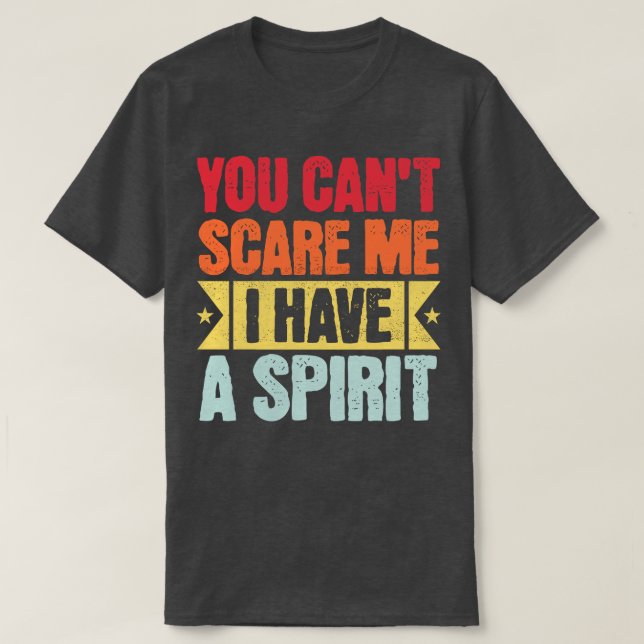 Camiseta no puedo tener espíritu (Diseño del anverso)
