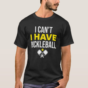 Camiseta No puedo tener jugador de pelota de volante