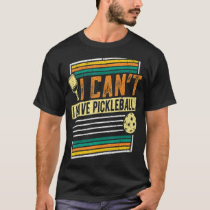 Camiseta No puedo tener jugadores de picnic mujeres