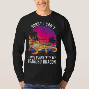 Camiseta No puedo tener planes con mi dragón con barba