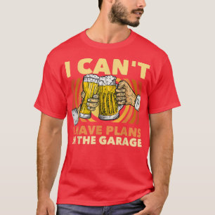 Camiseta No puedo tener planes en el bebedor de cerveza de
