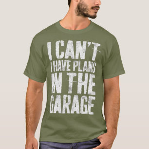 Camiseta No Puedo Tener Planes En El Regalo Mecánico De Gar