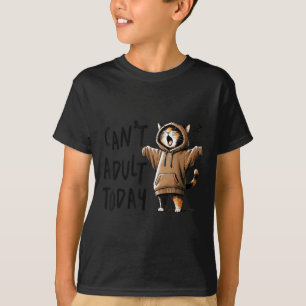 Camiseta No puedo tener un gato adulto hoy