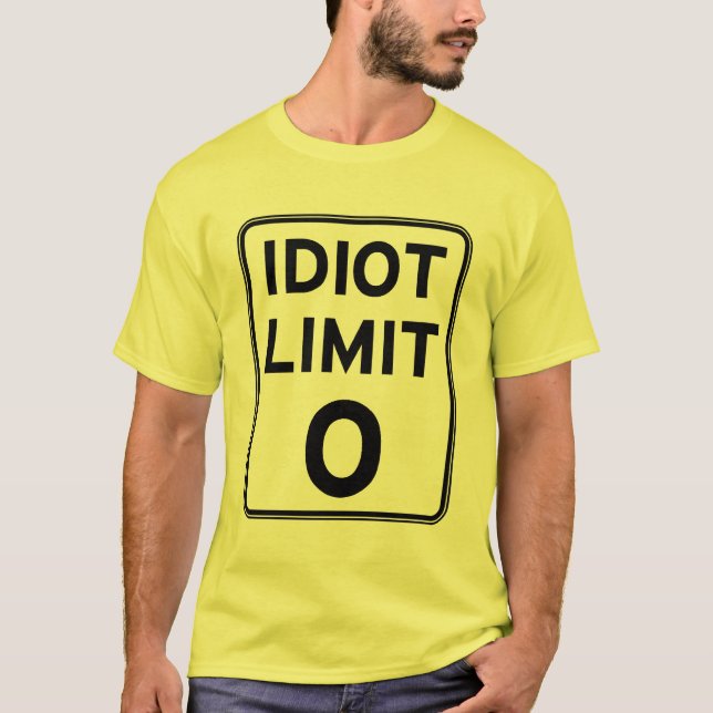 Camiseta No puedo tratar de más idiotas (Anverso)