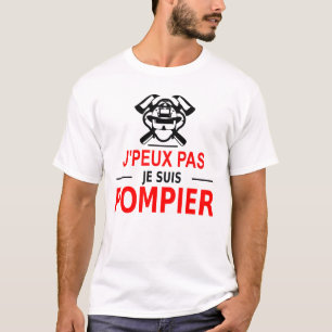 Camiseta no puedo yo soy bombero