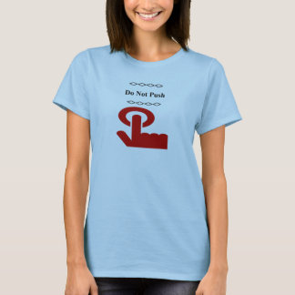 Camiseta No pulsar el botón