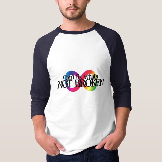 Camiseta No quebrado - Neurodiversity (Anverso)